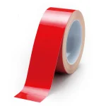 ユニフィットテープ 屋内床貼り用 強粘着タイプ 50mm 10m 赤 (863-604)