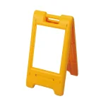 サインエース 両面仕様 屋外用 イエロー 白無地 (870-310YE)