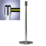 テンサバリアー シルバーポール  ベルトカラー： ストライプ(黒・黄) (870-7013)