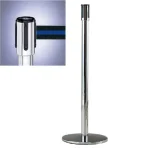 テンサバリアー シルバーポール  ベルトカラー： ストライプ(黒・青) (870-7014)