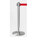 ベルトパーテーション スタッキングヘッド回転タイプ 赤 (870-961RD)