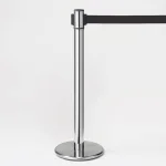 ベルトパーテーションヘッド 回転タイプ 黒 (870-962BK)