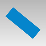 両面カラーマグネット 青/白 (875-03)