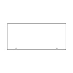 トークナビ2専用表示板 表示:白無地 (881-99)