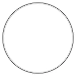 アルミ白無地板 φ600 (894-53)