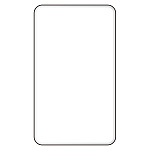 アルミ白無地板 600×350×1.2 (894-57)