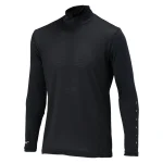 ミズノドライエアロフローハイネック黒