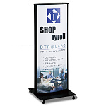 LED式電飾スタンド看板 ADO-810T-LED ブラック (ADO-810T-LED-K)