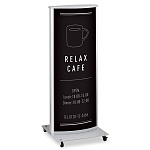 LED式電飾スタンド看板 ADO-810T-LED シルバー (ADO-810T-LED-S)