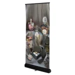 ロイヤルロールスクリーンバナー W850・ブラック (55337-1B)