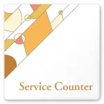 デザイナールームプレート アパレル向け グラス