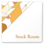 デザイナールームプレート　アパレル向け　グラス