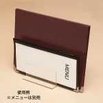 アクリル製メニュースタンド 卓上タイプ