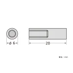 パネルフィクス バー φ6
