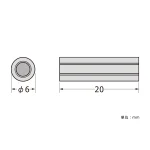 パネルフィクス バー φ6