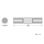 パネルフィクス バー φ6