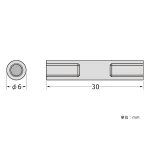 パネルフィクス バー φ6