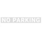 コーン用シール NO PARKING 白文字 (64674-1W)