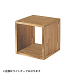木製サイコロボックス ライトオーク 40cm角