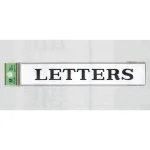 表示プレートH 室名札 アクリル 表示:LETTERS (レター) (UP318-7)