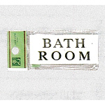 表示プレートH トイレ表示 アクリル 表示:BATH ROOM (バスルーム) (UP370-14)