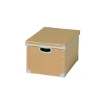 ファイバーキャリーコンテナ (フタ付) ブラック (50636BLK)