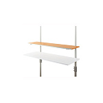 ブラケット用棚板W1160 D400 ブラウン (52049-6*)