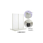 スチール什器W900H1800 ボード両面C白 (54991-5W)