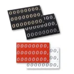 マグネット数字シート・小(0のみ)