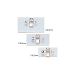 アクリルU名札 (両用折曲)