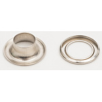 ハトメ 真鍮アイレット シルバー 仕様:φ12mm/100セット入 (56810N28)