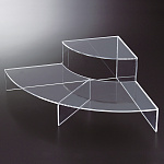 コーナー2段ディスプレイ台