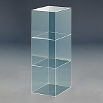 アクリル3連ボックス ガラス色 (30648***)