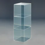 アクリル3連ボックス ガラス色 (30648***)