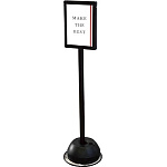 屋外ポールサインスタンド