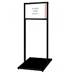 バリウスメッセージスタンド A4ヨコ ブラック (BVAMSAC-A4Y)