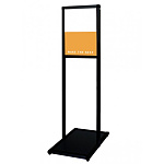 バリウスメッセージスタンド アルミ複合板 A3縦 ブラック (BVAMSAP-A3T)