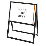 バリウススタンド看板 ACタイプ A2横 ブラック 片面 (BVASKAC-A2YK)