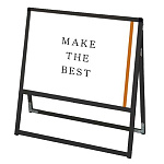 バリウススタンド看板 ACタイプ B2横 ブラック 片面 (BVASKAC-B2YK)