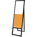 バリウススタンド看板 アルミ複合板タイプ ブラック 片面タイプ 300×900 (BVASKAP-300X900K)