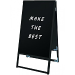 ブラックバリウススタンド看板 ブラックボード 450×900 両面 (BVASKBB-450X900R)