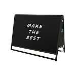 ブラックバリウススタンド看板 ブラックボード B1横ロウ 両面 (BVASKBB-B1YLR)