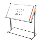 フロアバリウススタンドI型 アクリルタイプ FVAI-ACシリーズ　規格： A2横 シルバー (FVAIAC-A2Y)