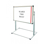 フロアバリウススタンドI型 アクリルタイプ FVAI-ACシリーズ　規格： B2横 シルバー (FVAIAC-B2Y)