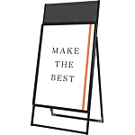 ポスターグリップスタンド看板カタログケース付　片面 B1 ブラック 屋内用 (PGSKK-B1KB)