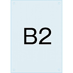 ポスタースタンド看板用アクリル板 B2 (PSAC-B2)