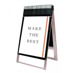 ポスター用スタンド看板パンフレットケース付  屋外用