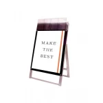 ポスター用スタンド看板パンフレットケース付 屋外用