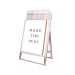 ポスター用スタンド看板パンフレットケース付  屋外用