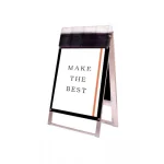 ポスター用スタンド看板パンフレットケース付 屋外用